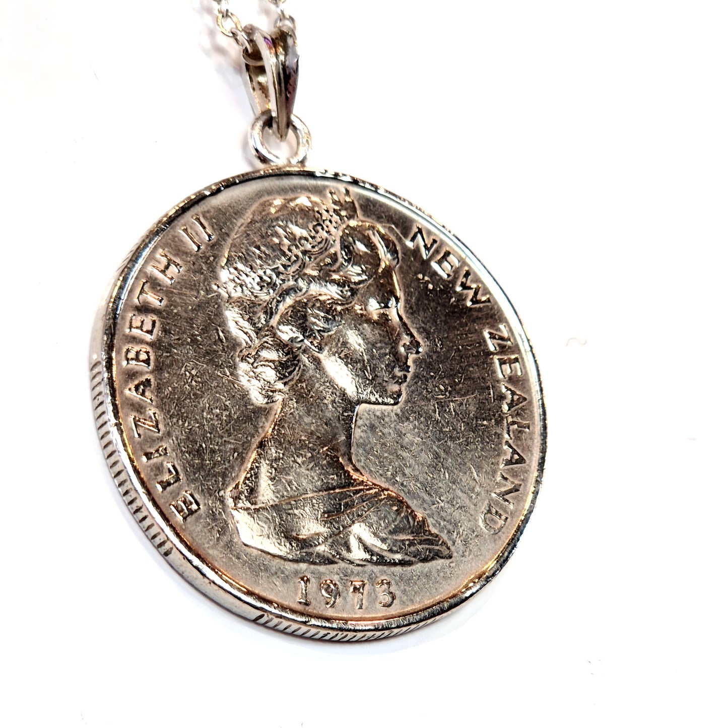 Vintage Coin Pendant Necklace