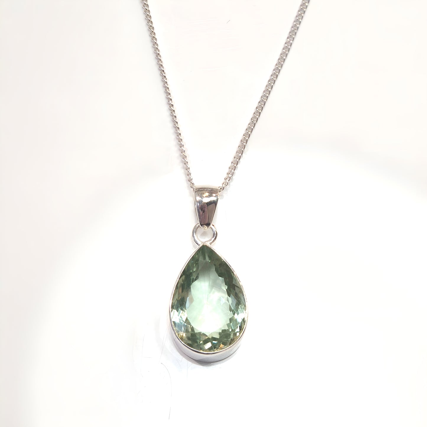 Green Amethyst Pendant