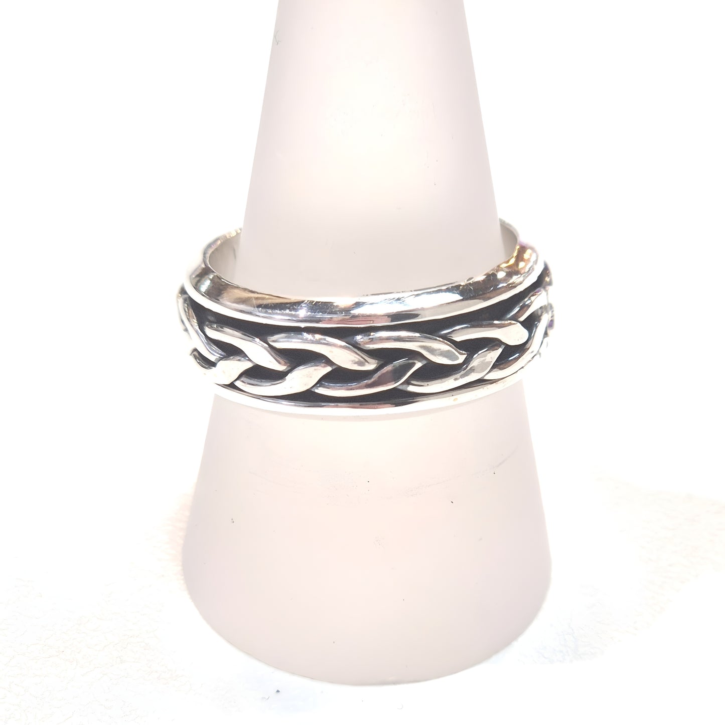 Braided Sterling Silver Band