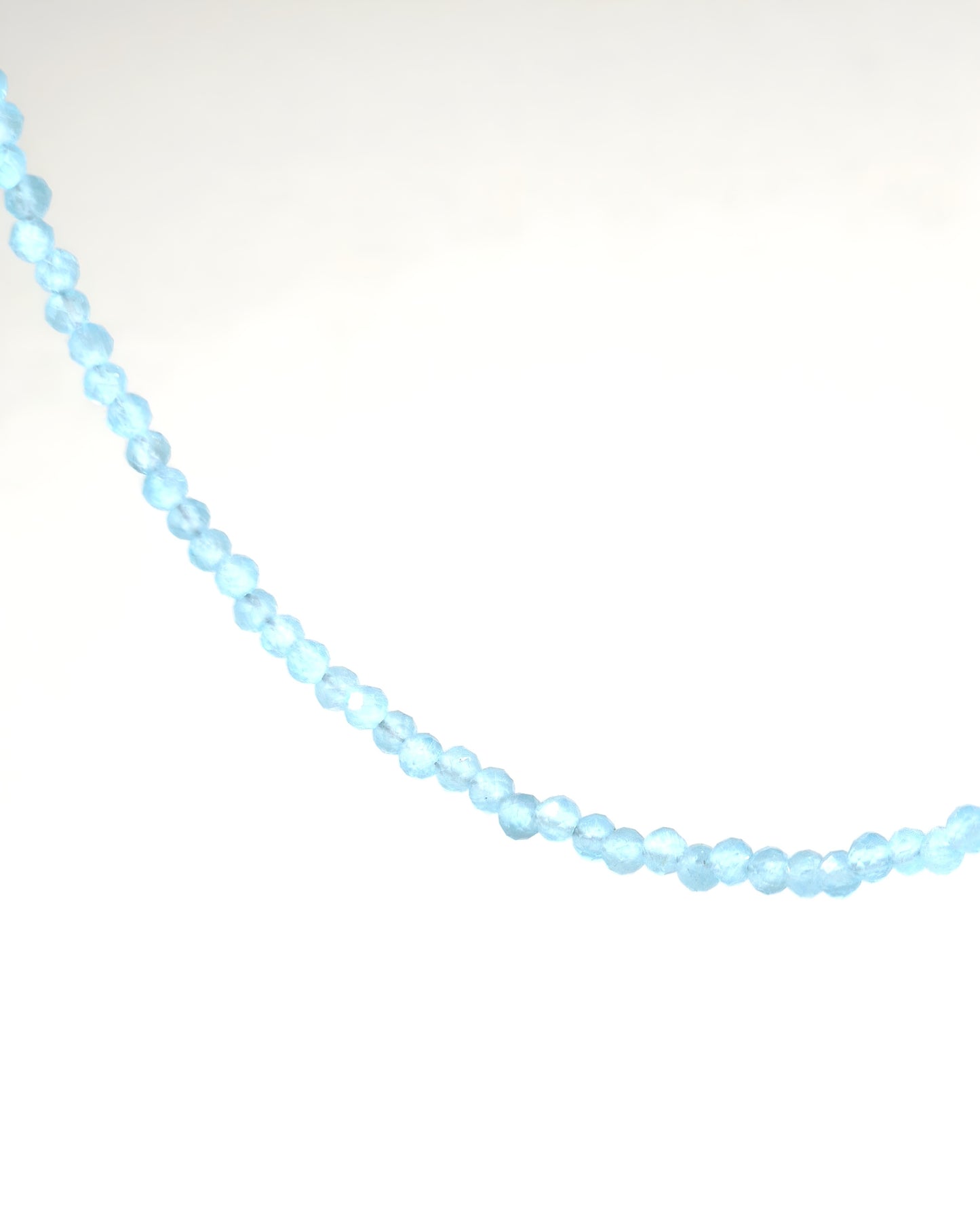 Aquamarine Beaded Necklace