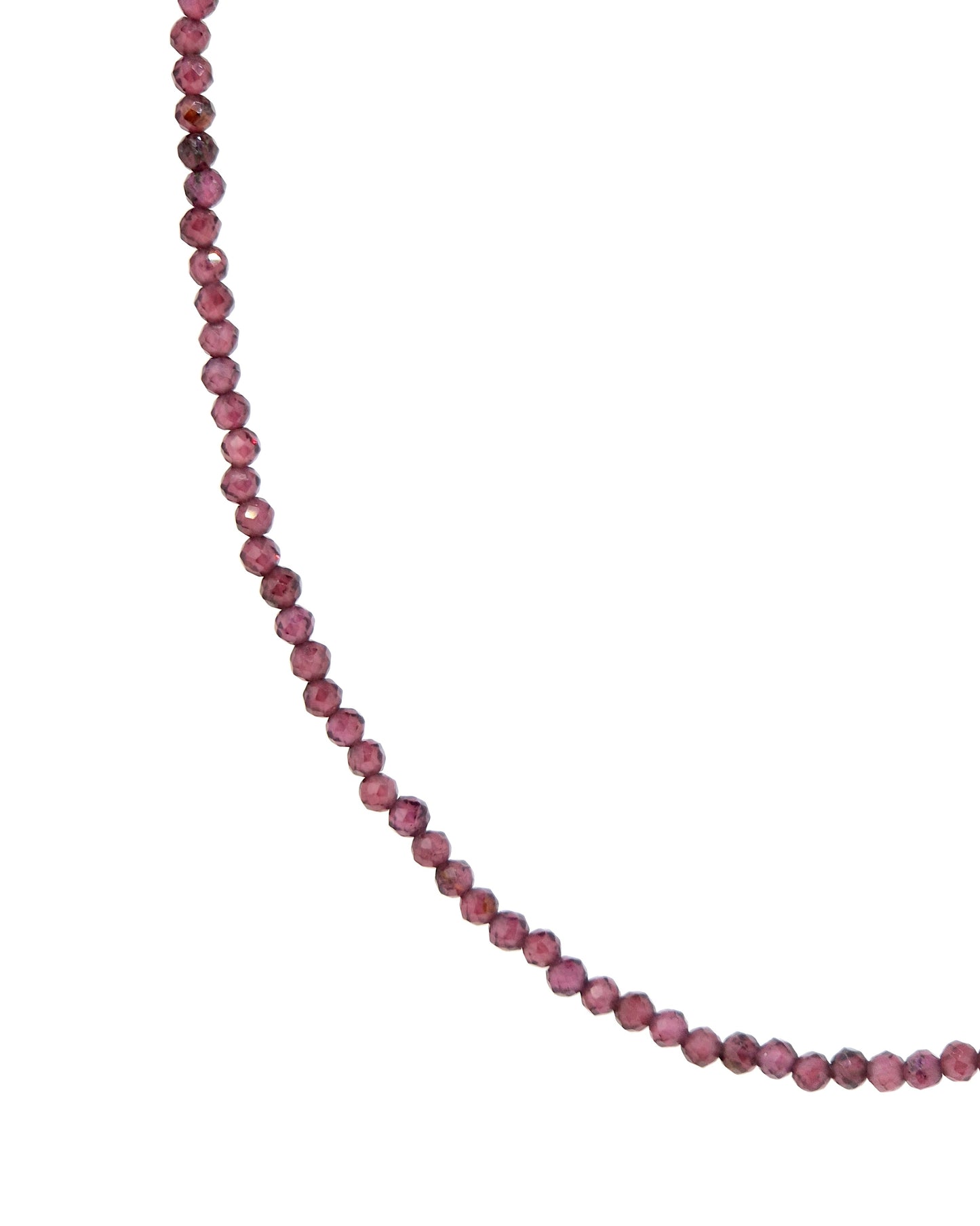 Garnet Beaded Necklace