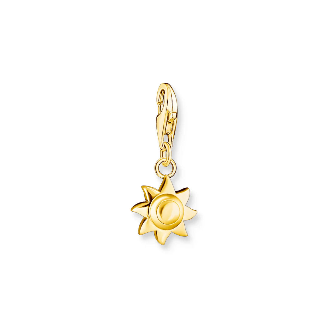 Charm Sun Gold Plated