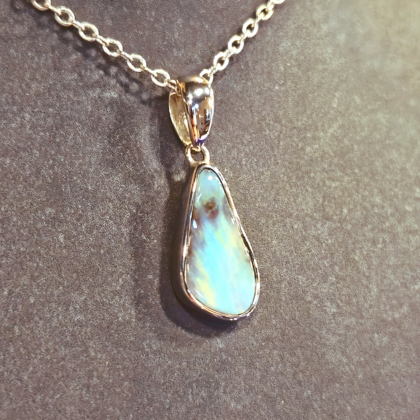 Queensland Boulder Opal Pendant