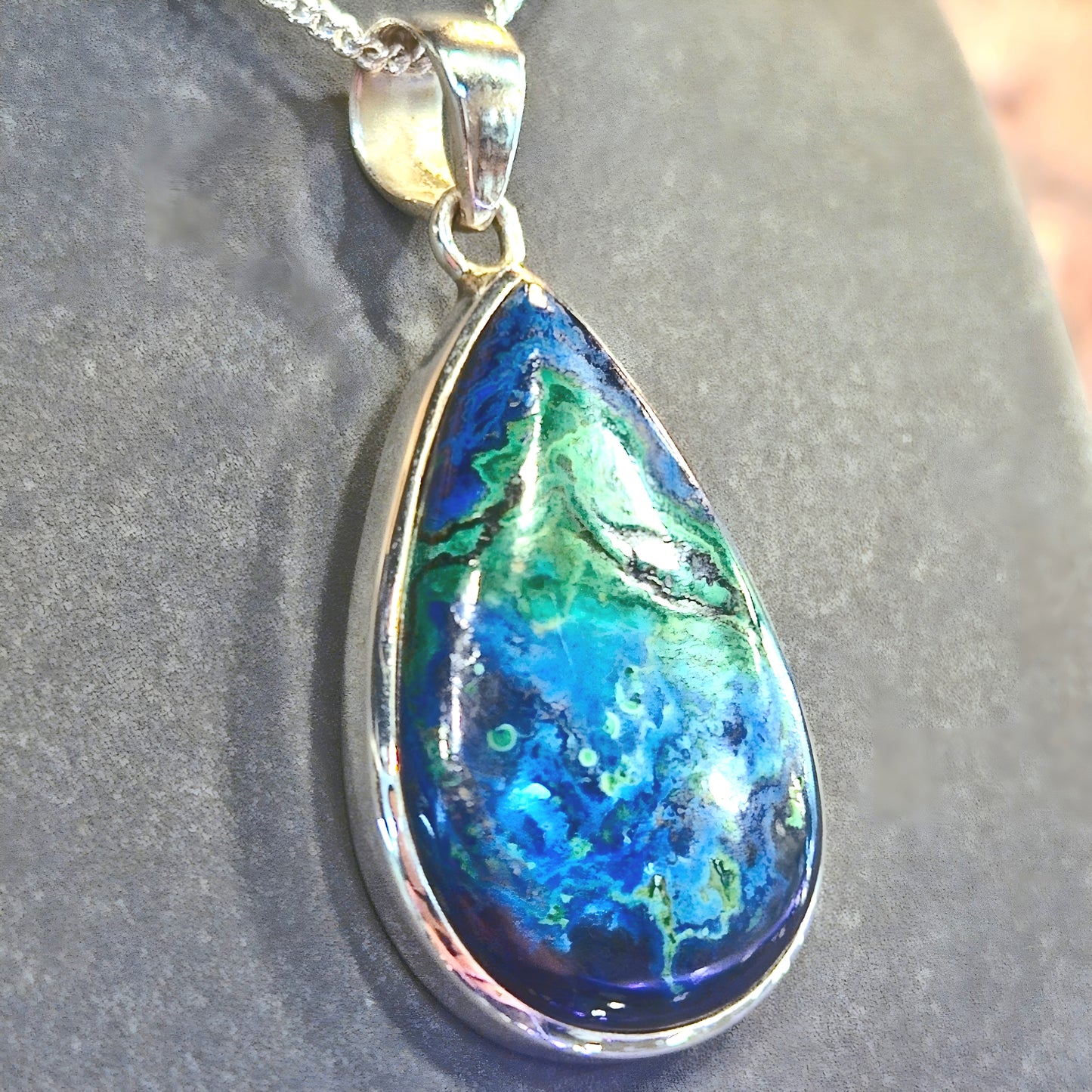 Azurite-Malachite Pendant