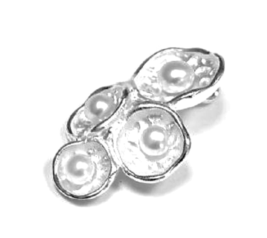 Cluster of Circles With Pearls Pendant