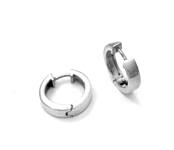 Round Huggie Earrings