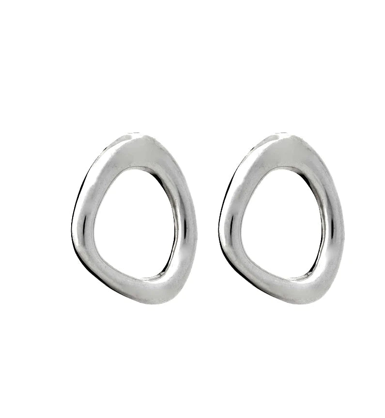Organic Triangular Earrings