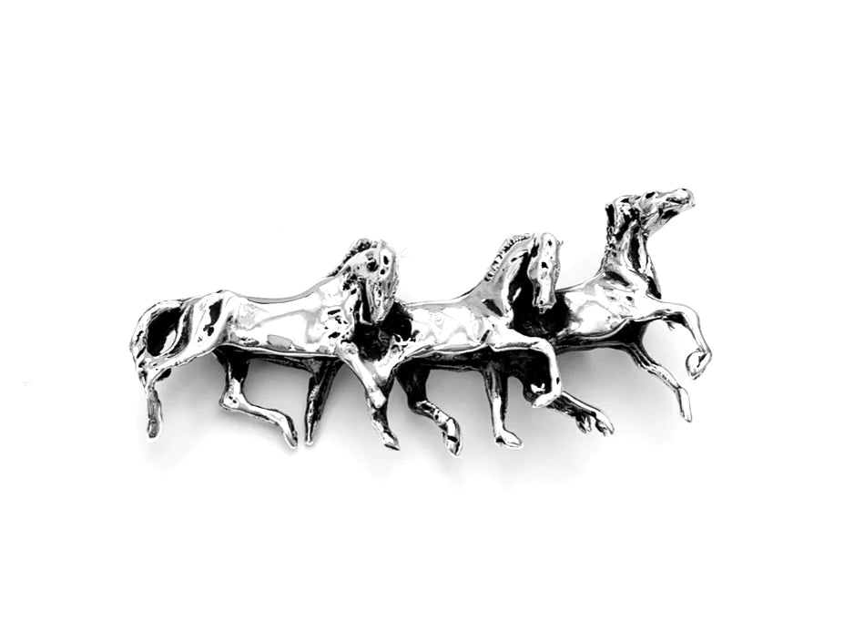 Horses Brooch