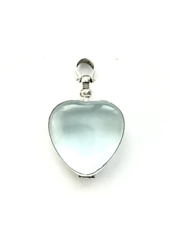 Glass Heart Locket