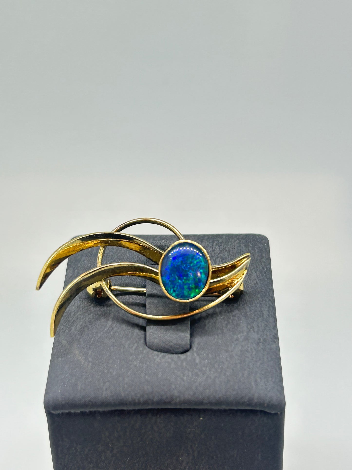 Estate Australian Opal Brooch