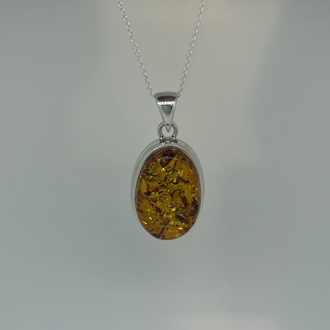 Golden Amber pendant