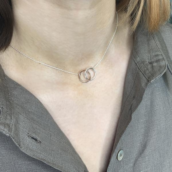 Linked Circles Necklace
