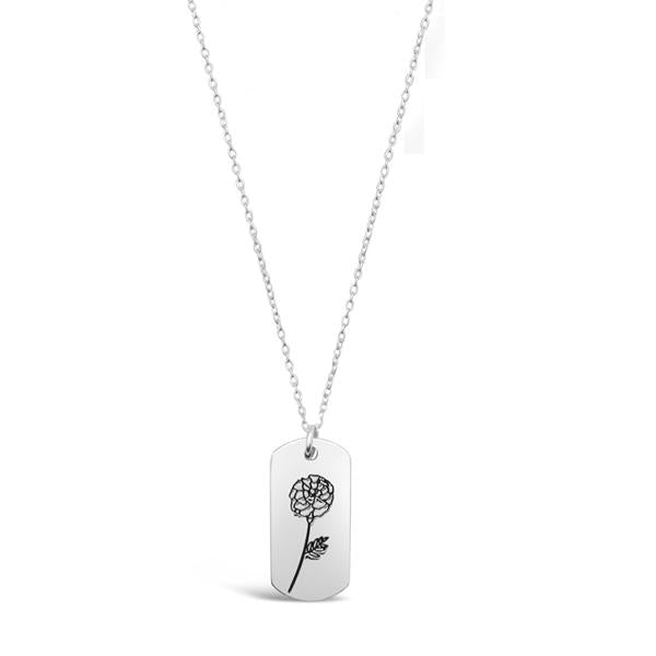 Birth Flower Necklace