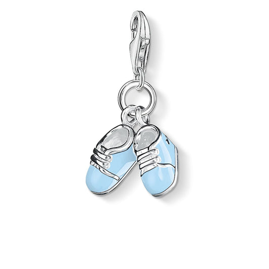 Thomas Sabo Blue Baby Shoes Charm