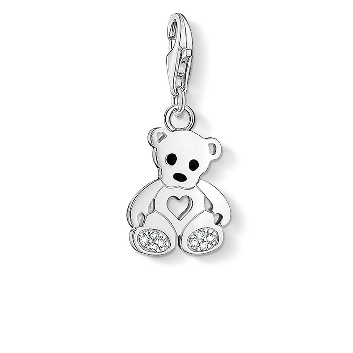 Teddy Bear With Heart Charm