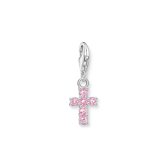 Thomas Sabo Pink Cross Charm