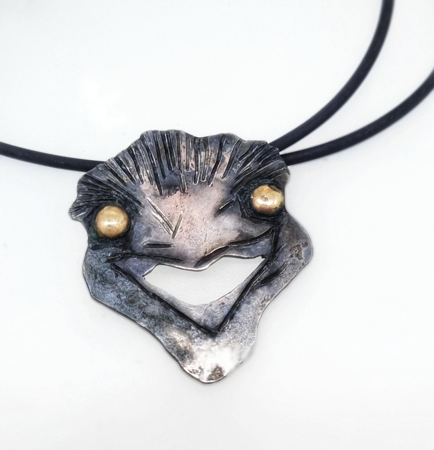 Australian Animal Pendant -Emu with 9ct Gold