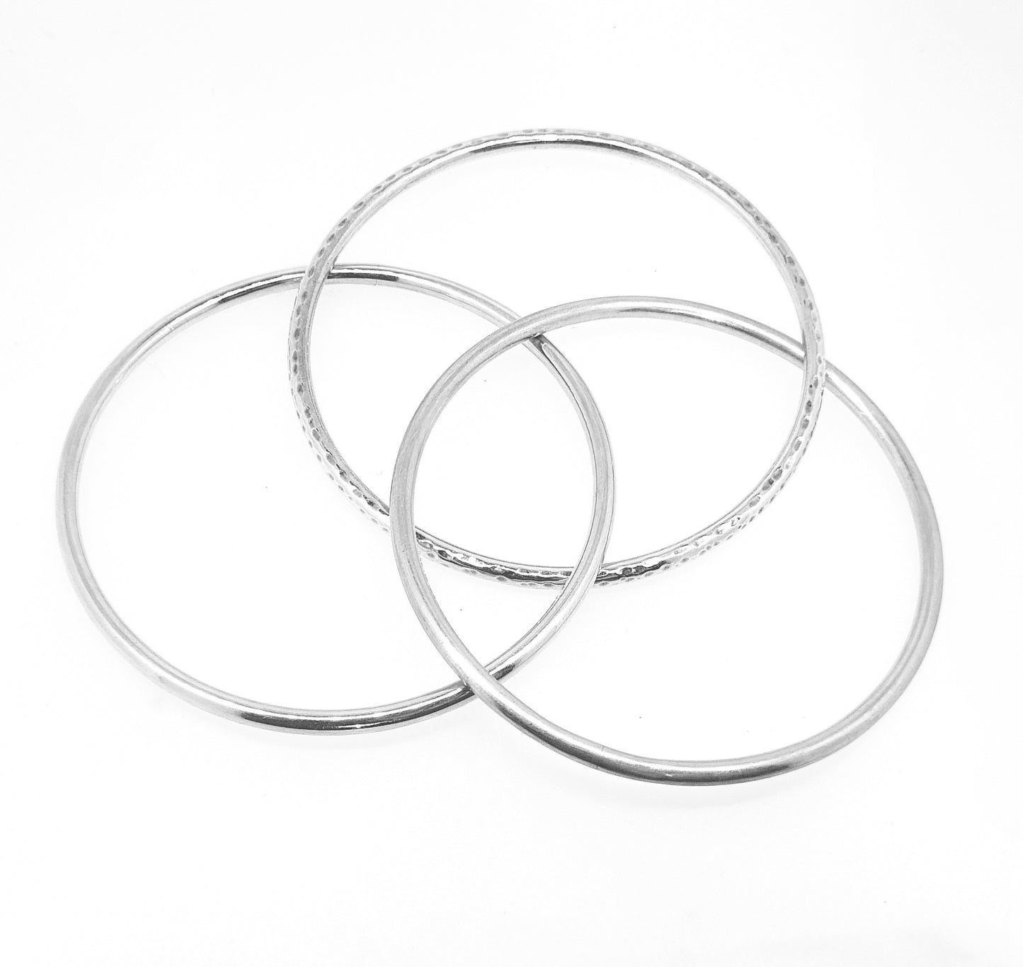 Silver Triple Bangle