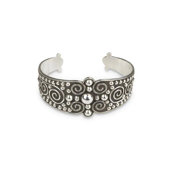 Ornate Oxidised Cuff