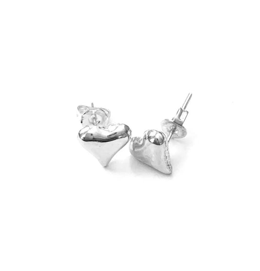 Small Heart Stud Earrings
