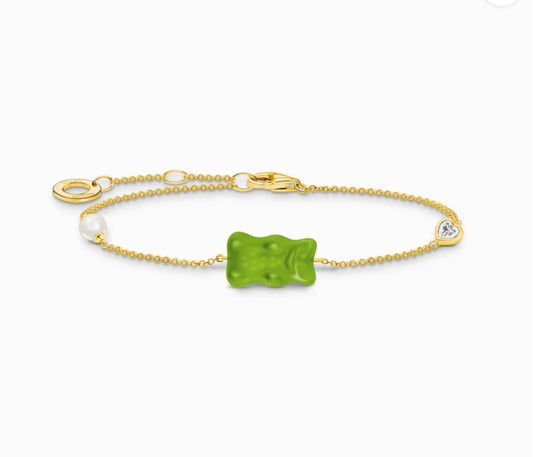Green Haribo Gold Bracelet