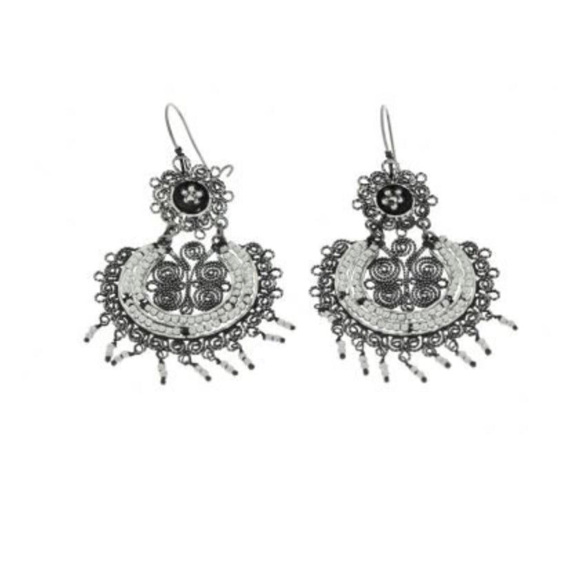 Filigree Beaded Earrings