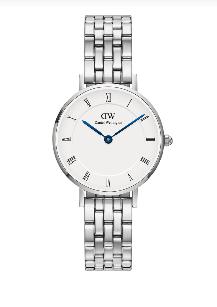 Petite Roman Numerals Silver