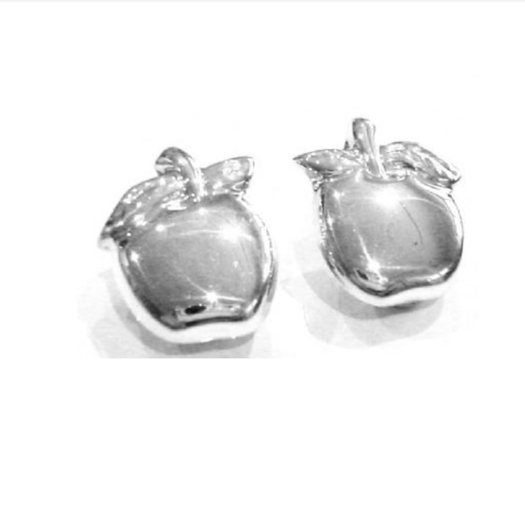Apple Clip On Earrings