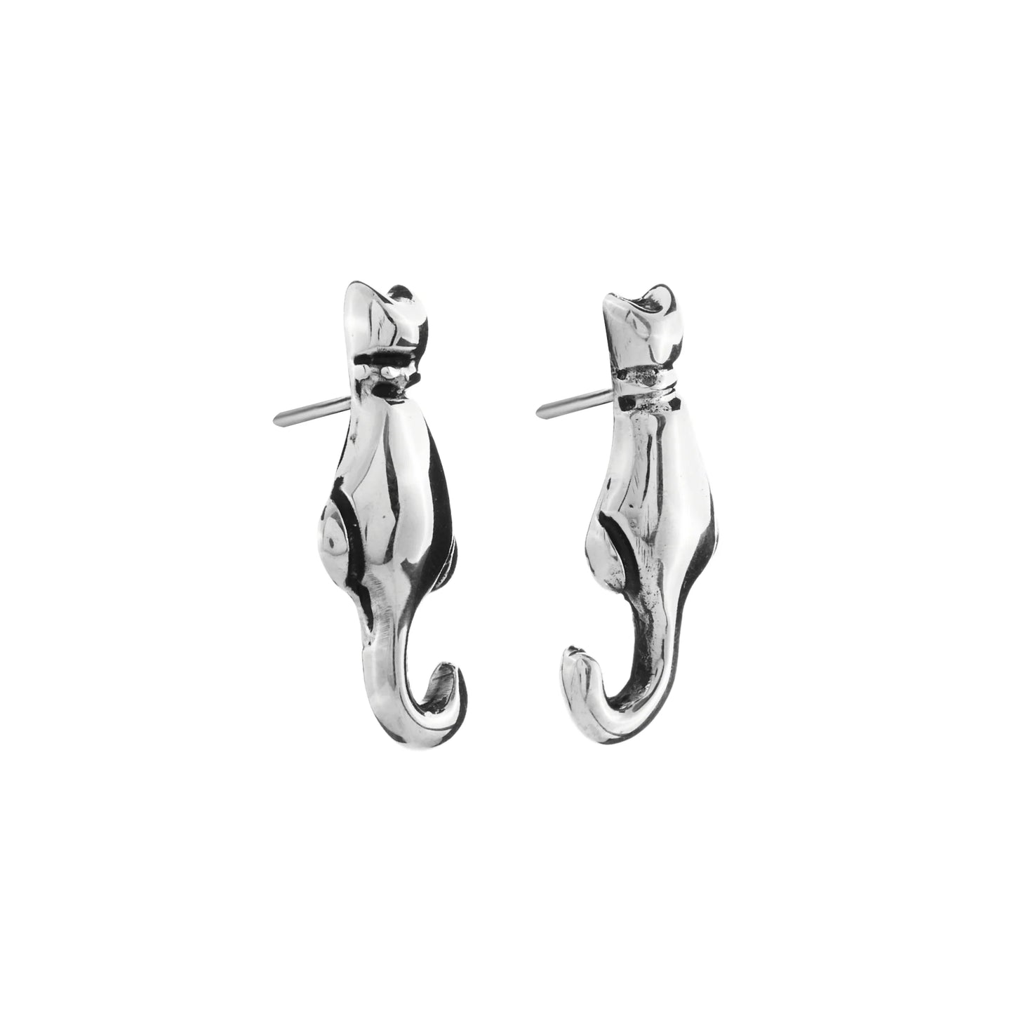 Cat Stud Earrings