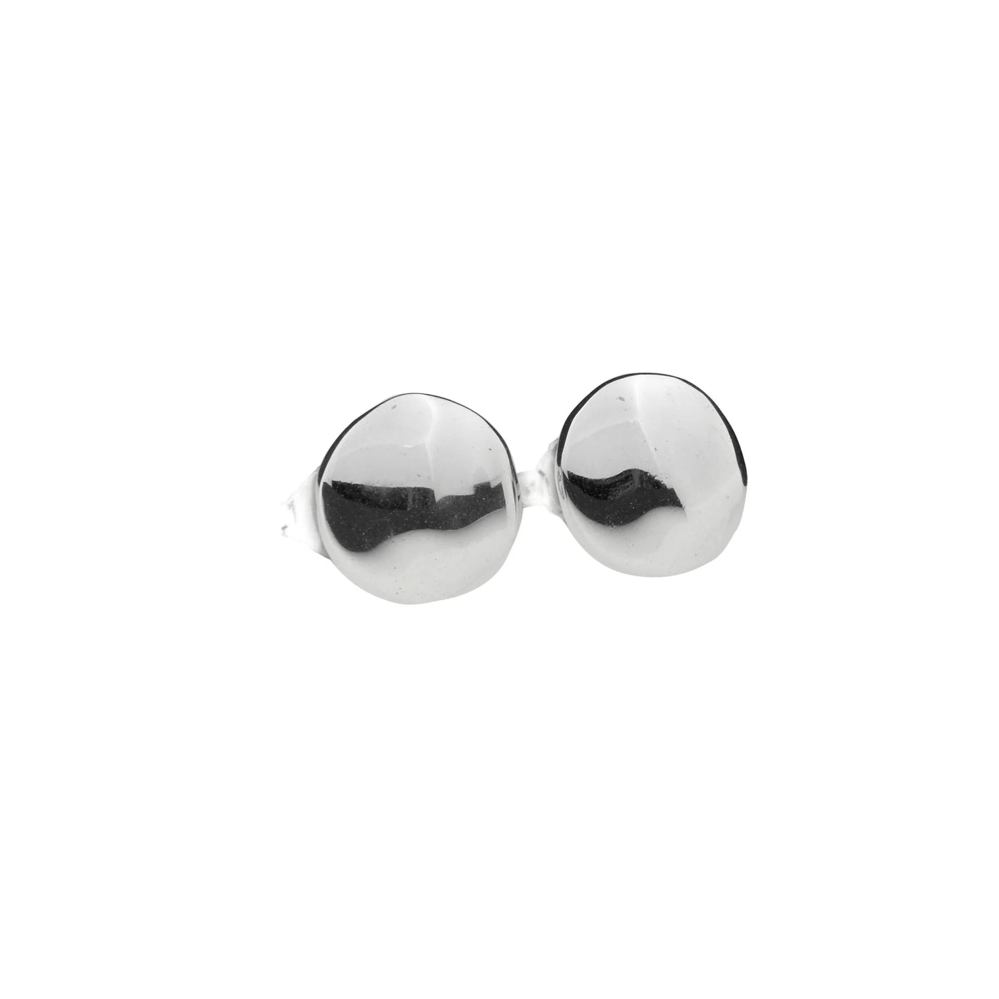 Organic Pebble Stud Earrings