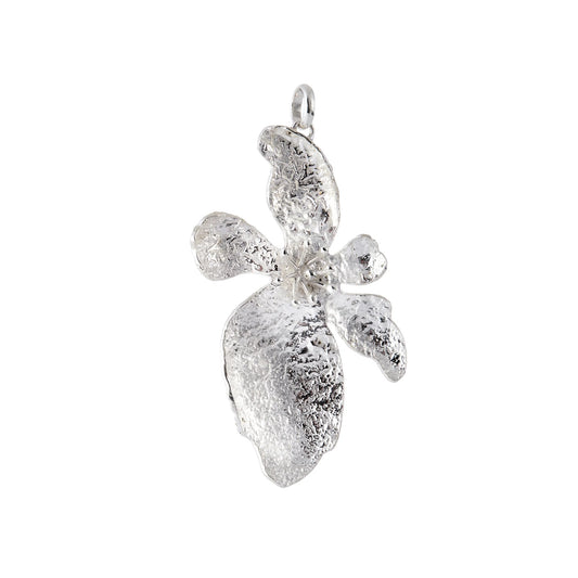 Reticulated orchid pendant