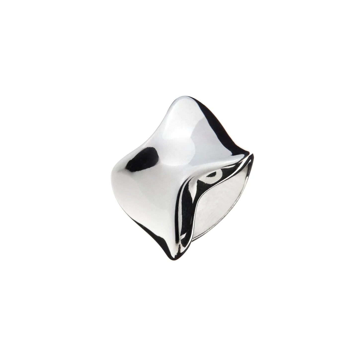 Waved Wide Ring