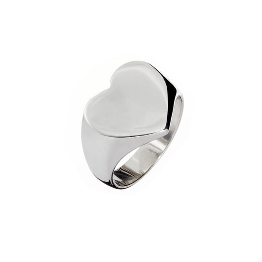 Flat Heart Ring
