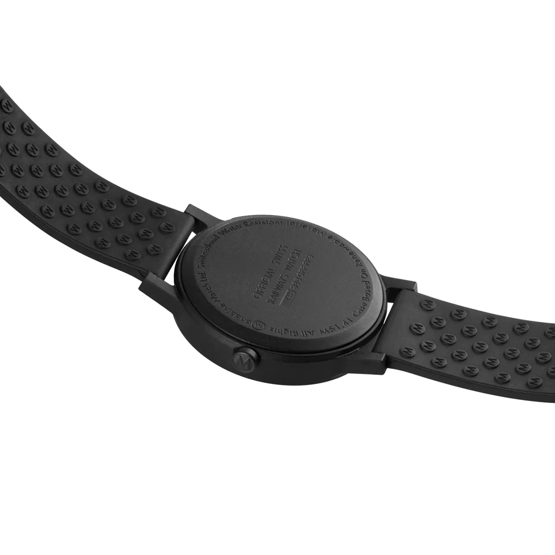 Mondaine Essence Black Rubber