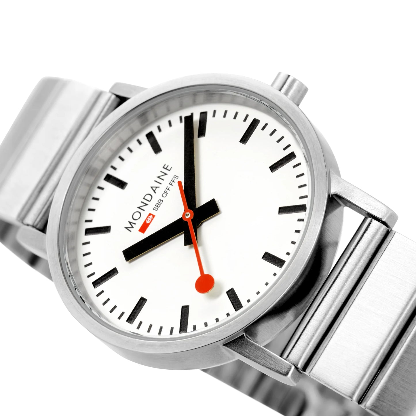 Mondaine Classic Silver Stainless Steel