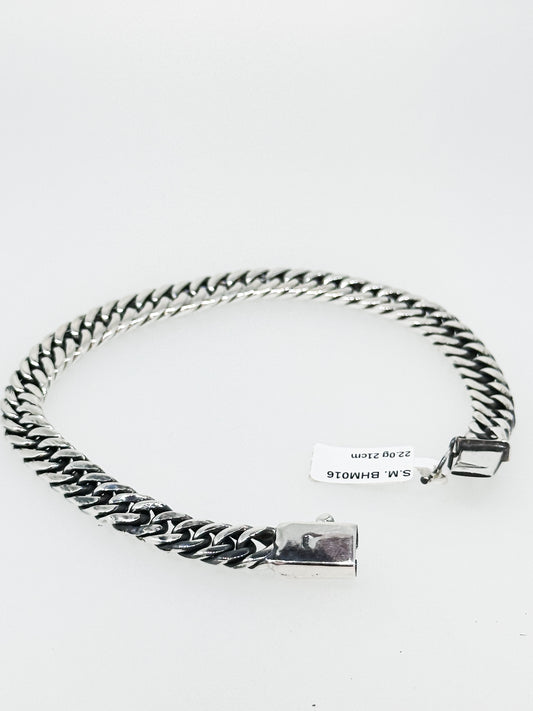 Double Curb Chain Bracelet