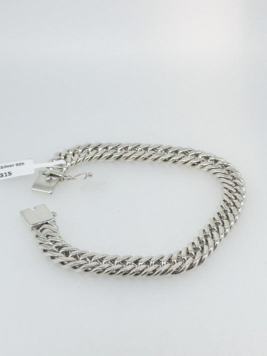 Double Curb Chain Bracelet