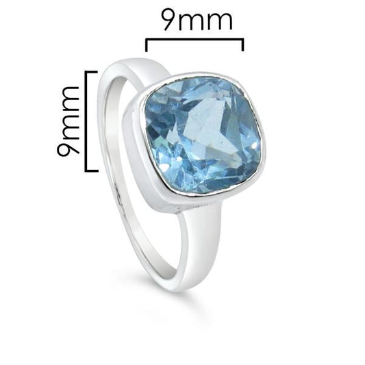 Blue Topaz Ring