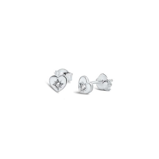 Heart Stud Earrings