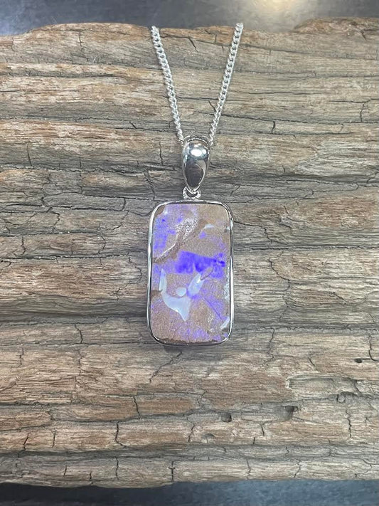 Purple Australian Boulder Opal