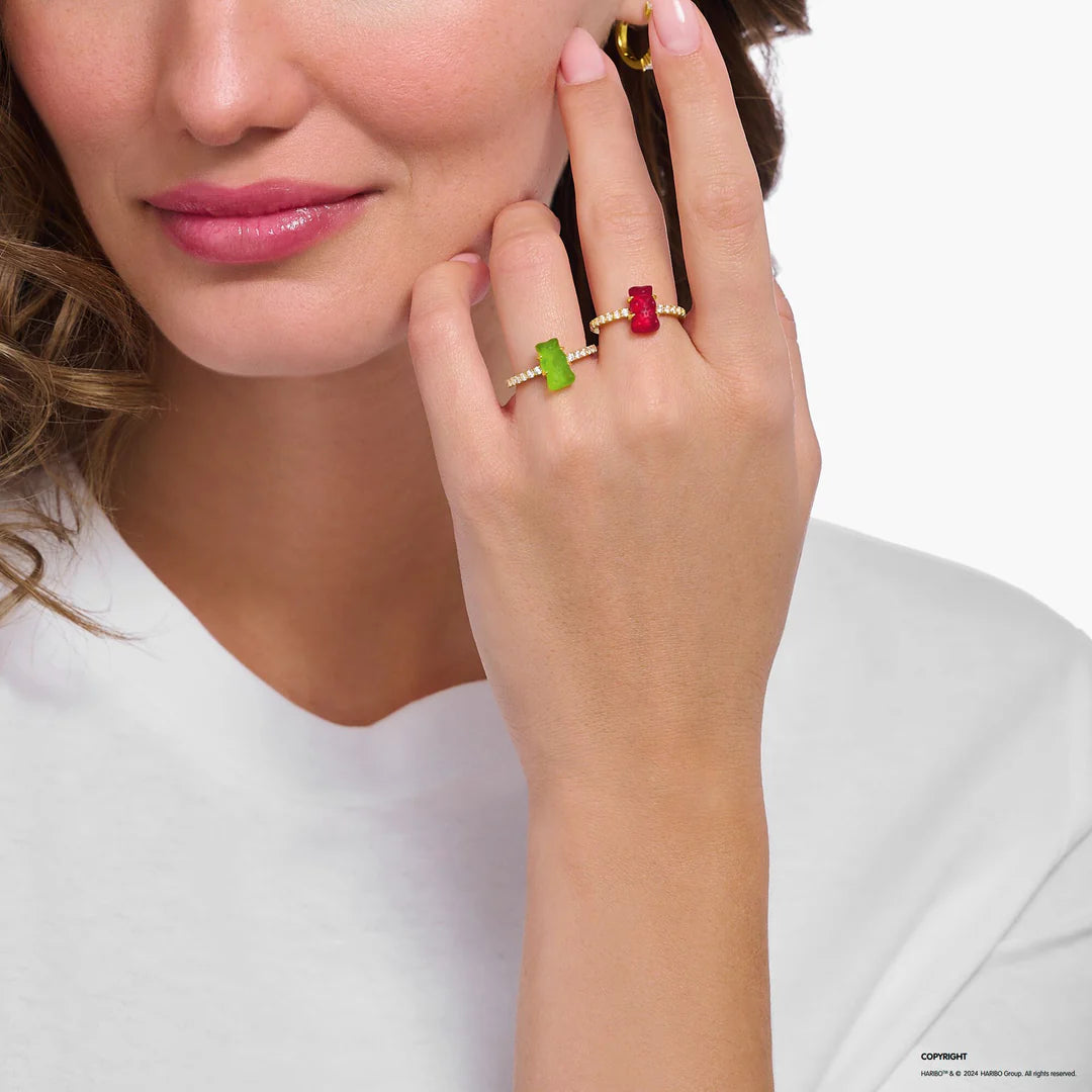 Red Goldbear Gold Ring