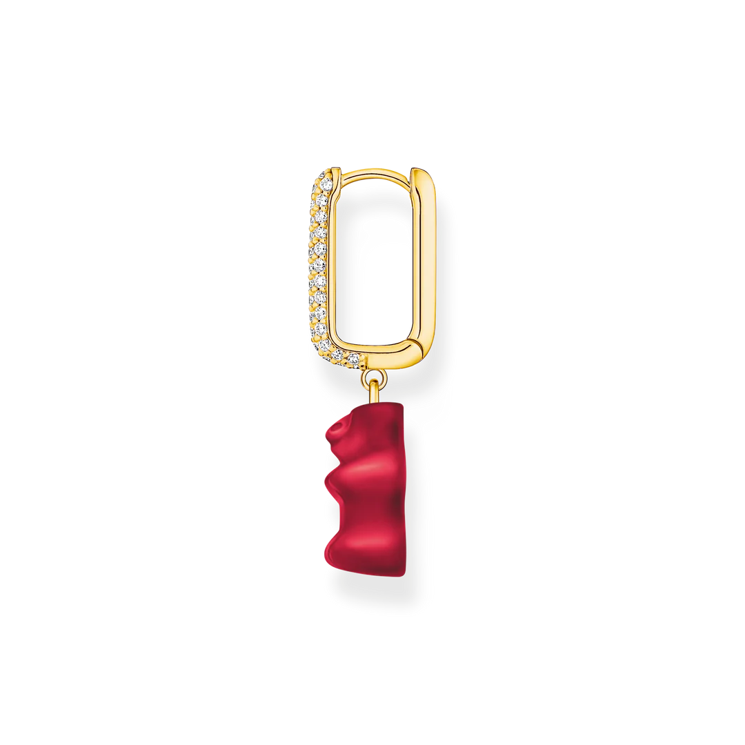 Red Goldbear Gold Single Earring