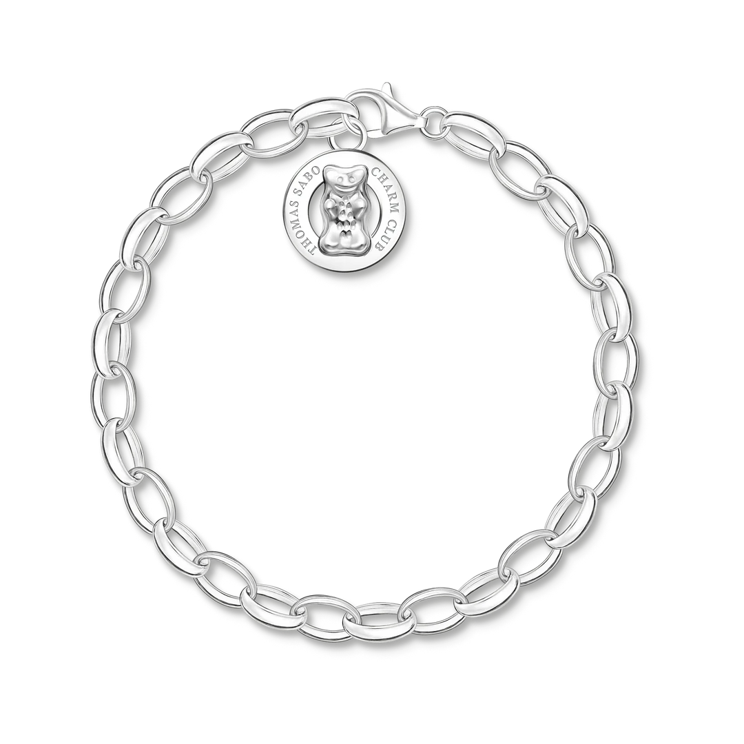 Silver Goldbear Charm Bracelet