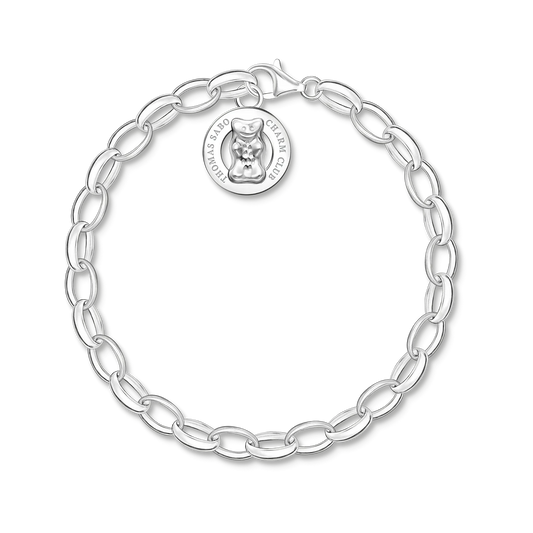 Silver Goldbear Charm Bracelet