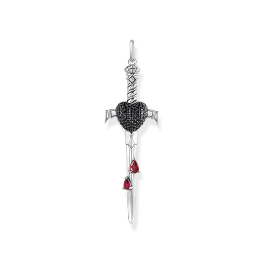 Sword with Heart Pendant