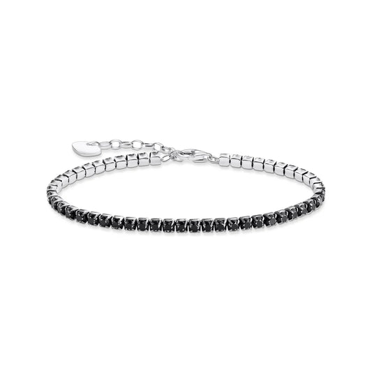 Black Tennis Bracelet