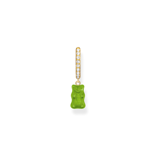 Haribo Green Single Earring Gold