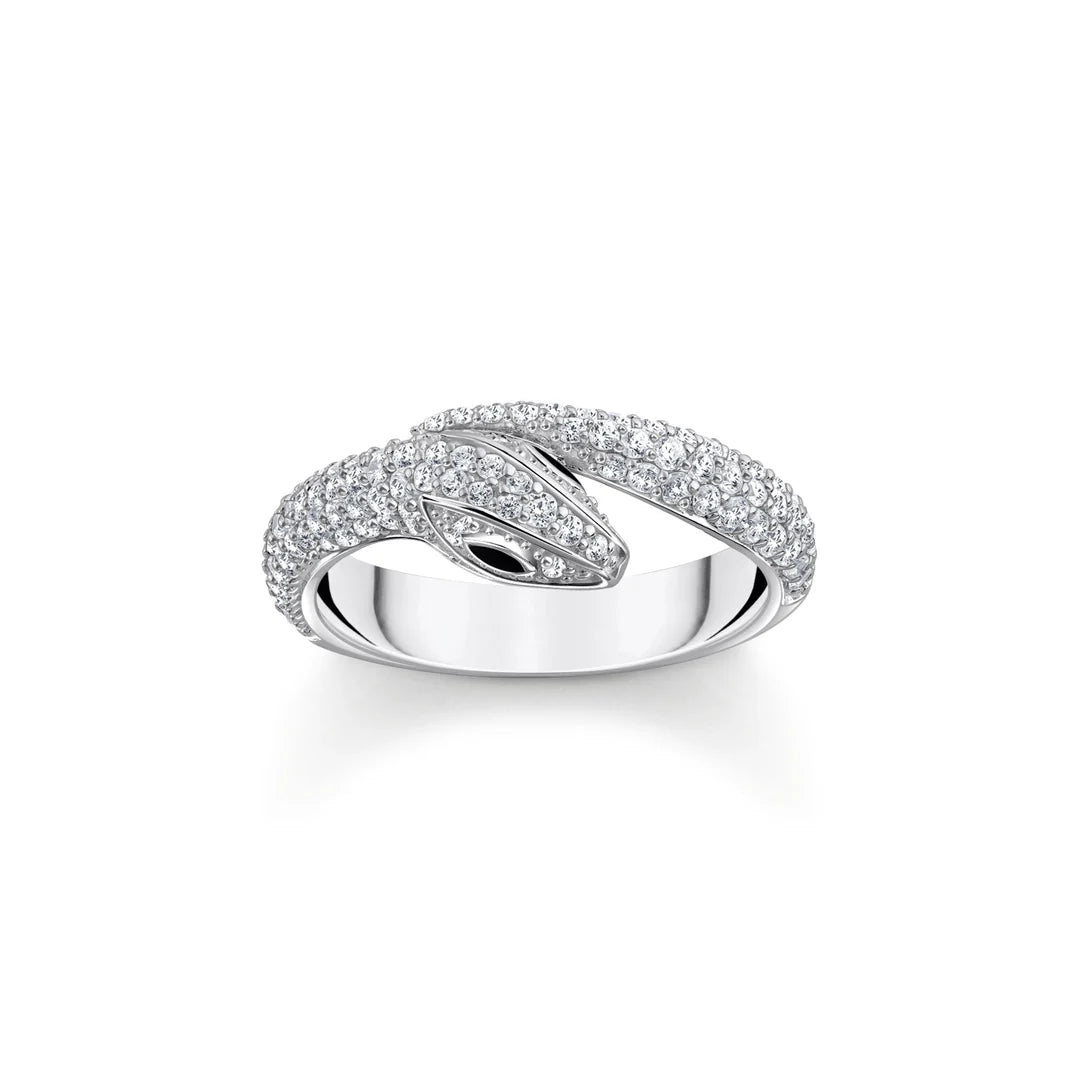 Snake CZ Ring