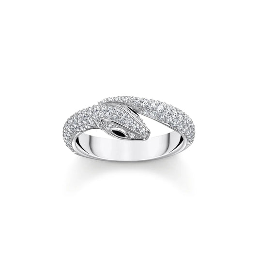 Snake CZ Ring