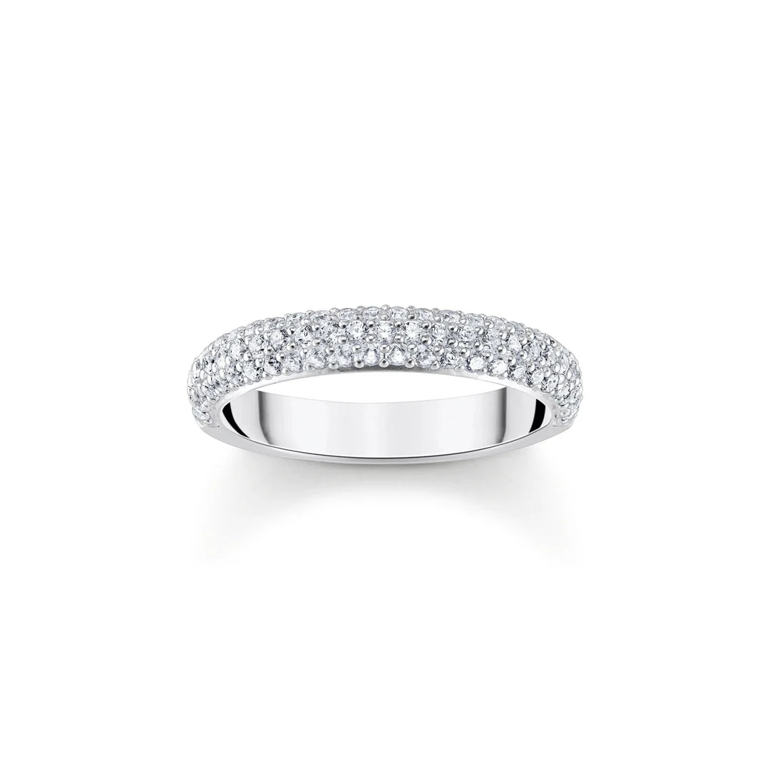Essential Pave Silver Ring